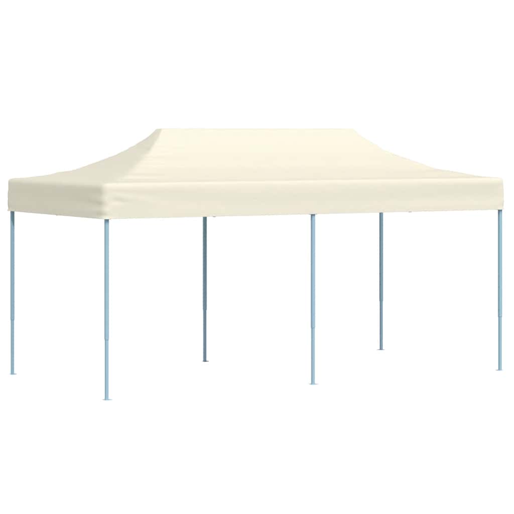 Tenda Pieghevole Pop-Up 3x6 m Bianco Crema
