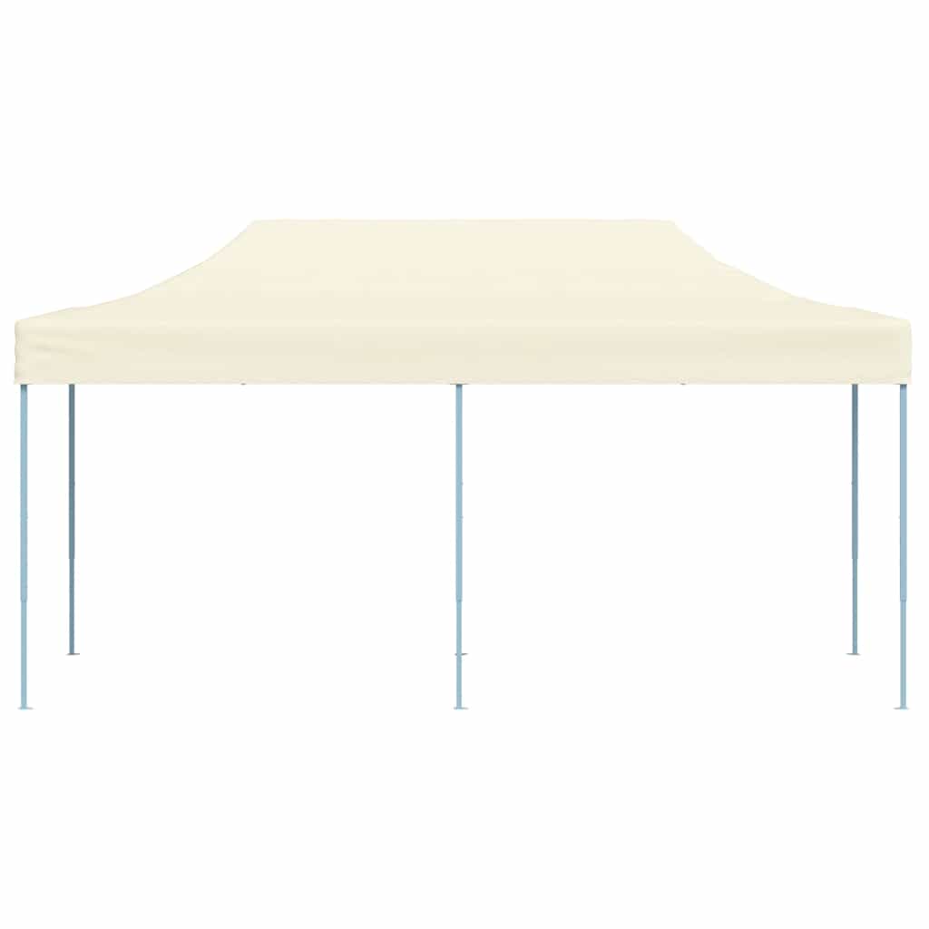 Tenda Pieghevole Pop-Up 3x6 m Bianco Crema