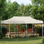 Tenda Pieghevole Pop-Up 3x6 m Bianco Crema