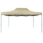Tenda Pieghevole Pop-Up 3x4,5 m Bianco Crema