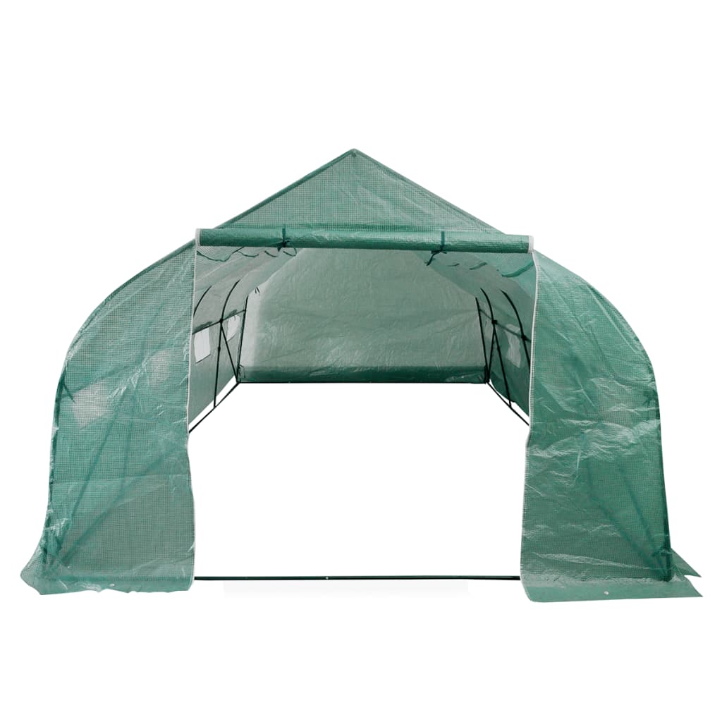 Serra Polietilene Portatile Accessibile Struttura Acciaio 18 m²