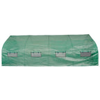 Serra Polietilene Portatile Accessibile Struttura Acciaio 18 m²