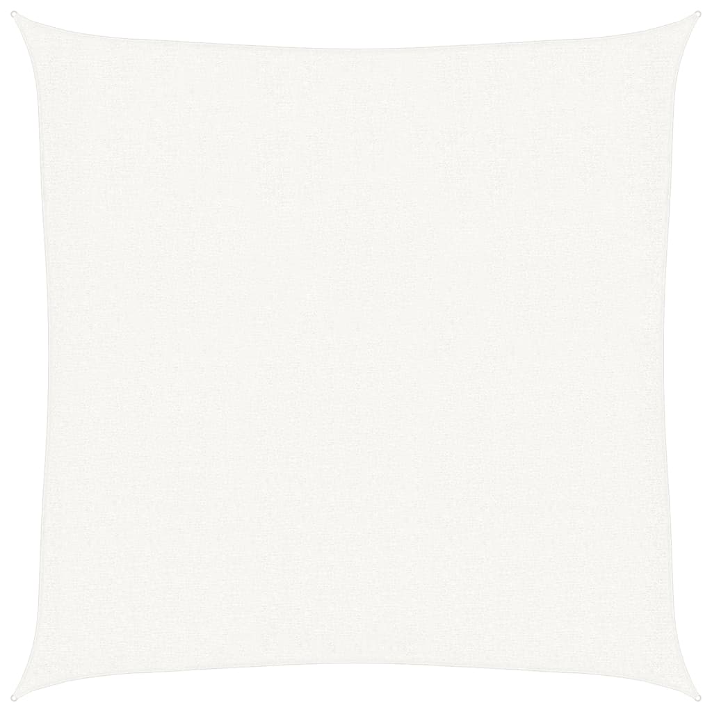 Vela a Parasole HDPE Quadrata 3,6x3,6 m Bianca