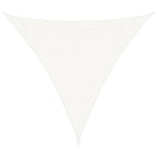 Vela a Parasole HDPE Triangolare 3,6x3,6x3,6 m Bianca