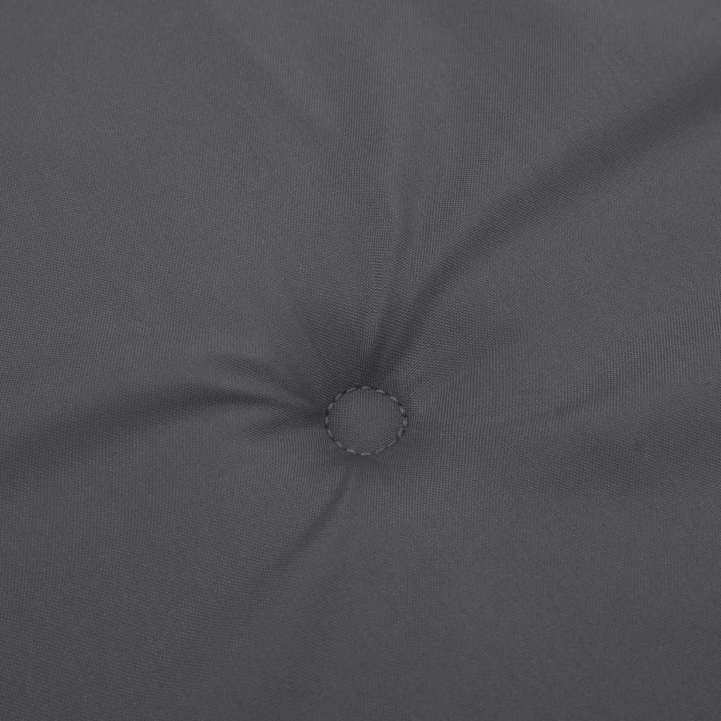 Cuscini per Sedie 2 pz Antracite 120x50x2 cm in Tessuto