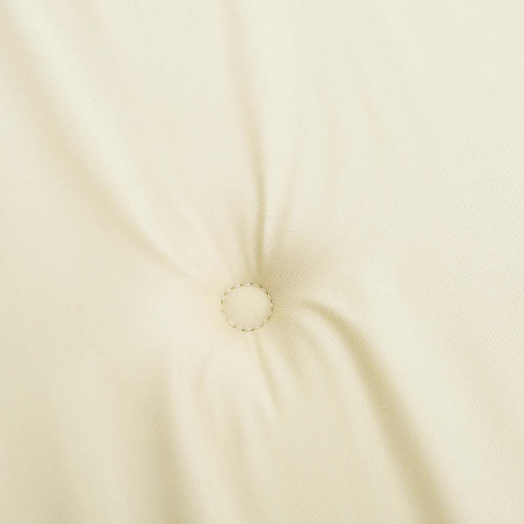 Cuscini per Sedie 4 pz Crema 120x50x2 cm in Tessuto