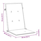 Cuscini per Sedie 4 pz Crema 120x50x2 cm in Tessuto