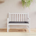 Cuscino per Panca Antracite 100x50x4 cm in Tessuto Oxford