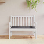 Cuscino per Panca Antracite 100x50x4 cm in Tessuto Oxford