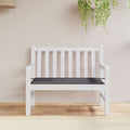 Cuscino per Panca Antracite 120x50x4 cm in Tessuto Oxford