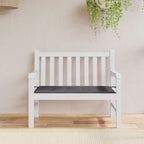 Cuscino per Panca Antracite 120x50x4 cm in Tessuto Oxford