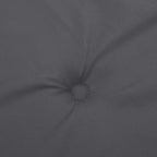 Cuscino per Panca Antracite 150x50x3 cm in Tessuto Oxford
