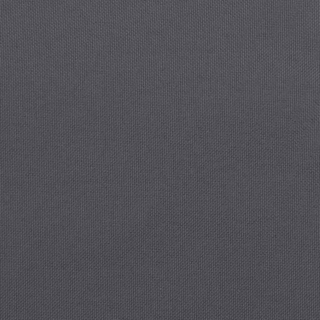 Cuscino per Panca Antracite 150x50x3 cm in Tessuto Oxford