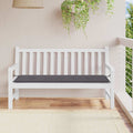 Cuscino per Panca Antracite 150x50x3 cm in Tessuto Oxford