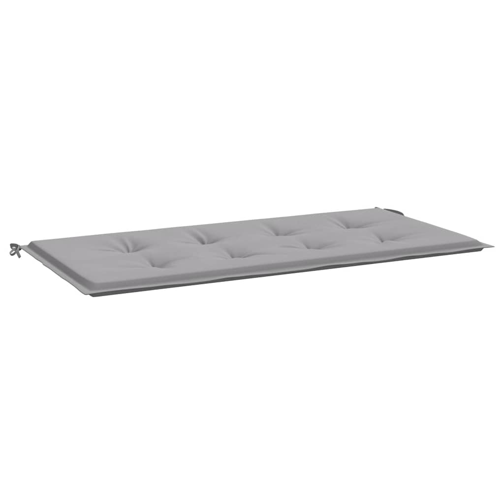 Cuscino per Panca Grigio 100x50x4 cm in Tessuto Oxford