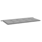 Cuscino per Panca Grigia 120x50x4 cm in Tessuto Oxford