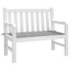 Cuscino per Panca Grigia 120x50x4 cm in Tessuto Oxford