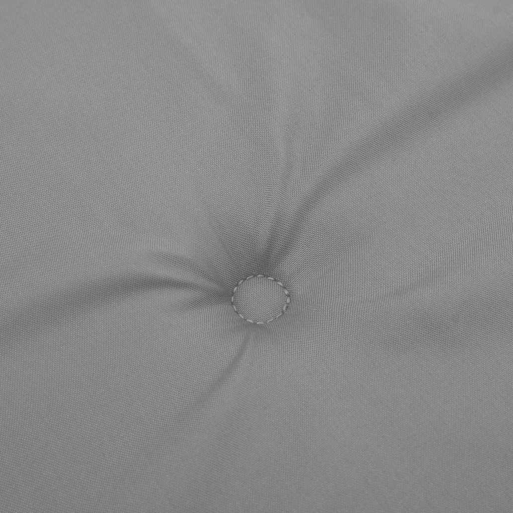 Cuscino per Panca Grigia 120x50x4 cm in Tessuto Oxford