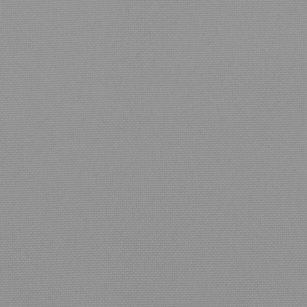 Cuscino per Panca Grigia 120x50x4 cm in Tessuto Oxford