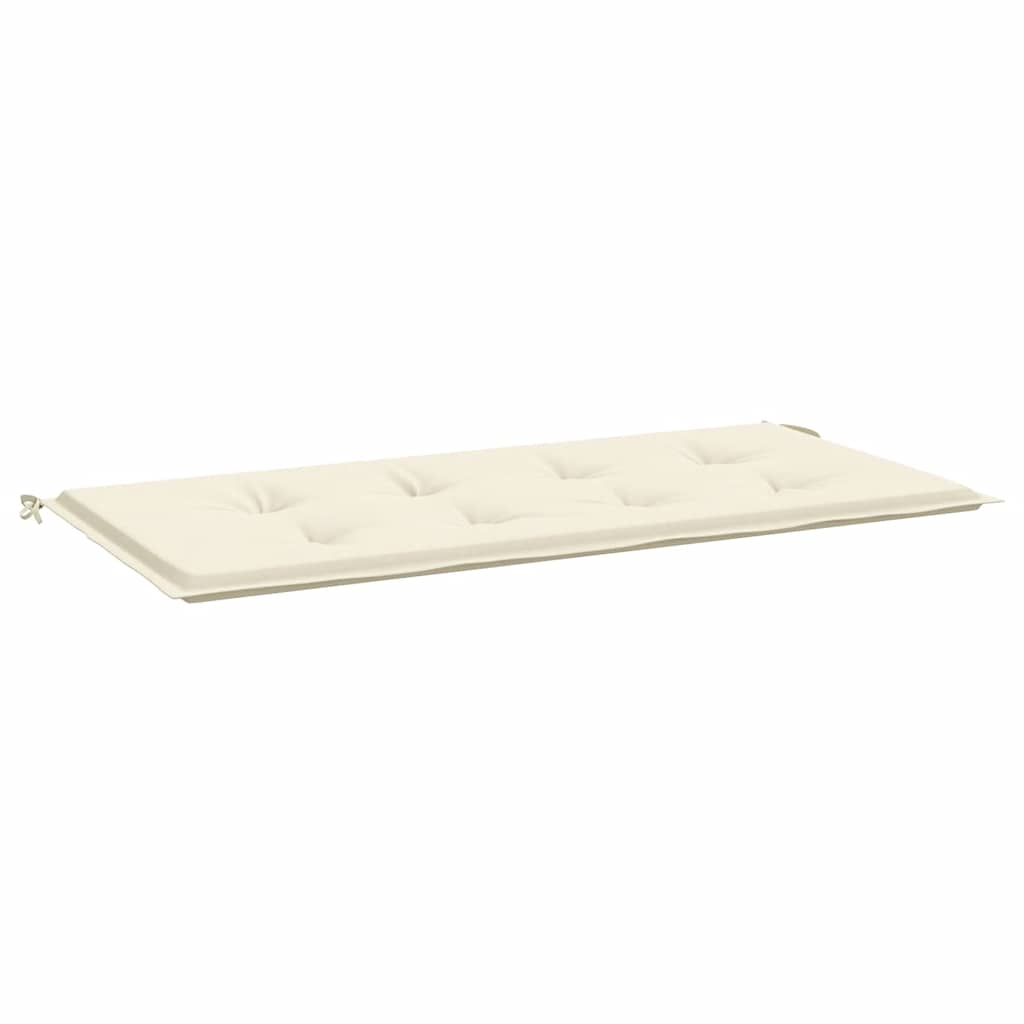 Cuscino per Panca Crema 100x50x4 cm in Tessuto Oxford