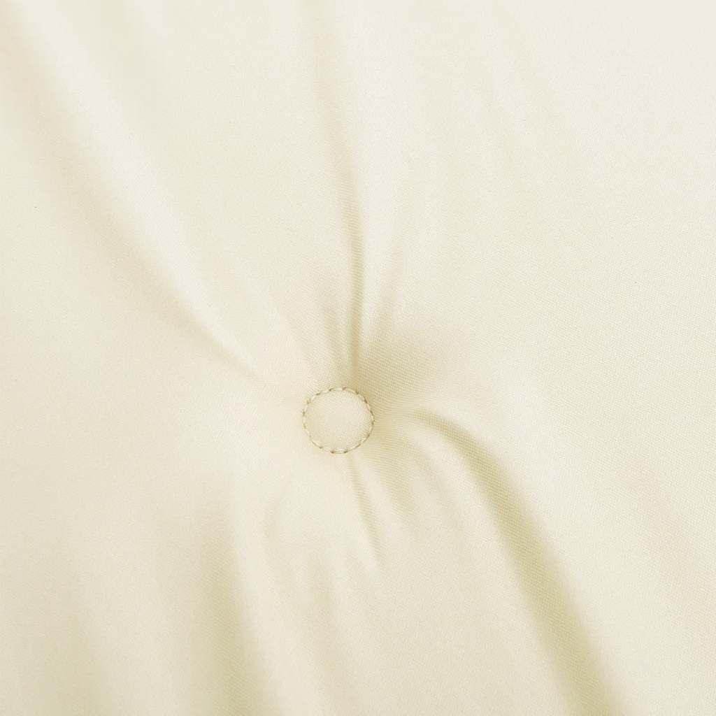 Cuscino per Panca Crema 100x50x4 cm in Tessuto Oxford