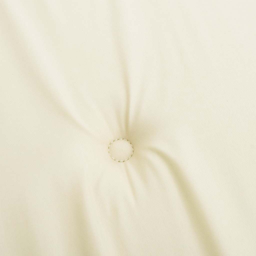 Cuscino per Panca Crema 150x50x4 cm in Tessuto Oxford