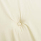 Cuscino per Panca Crema 150x50x4 cm in Tessuto Oxford