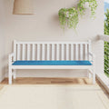 Cuscino per Panca Blu 180x50x3 cm in Tessuto Oxford