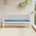 Cuscino per Panca Blu 180x50x3 cm in Tessuto Oxford