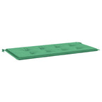 Cuscino per Panca Verde 120x50x4 cm in Tessuto Oxford