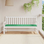 Cuscino per Panca Verde 180x50x3 cm in Tessuto Oxford