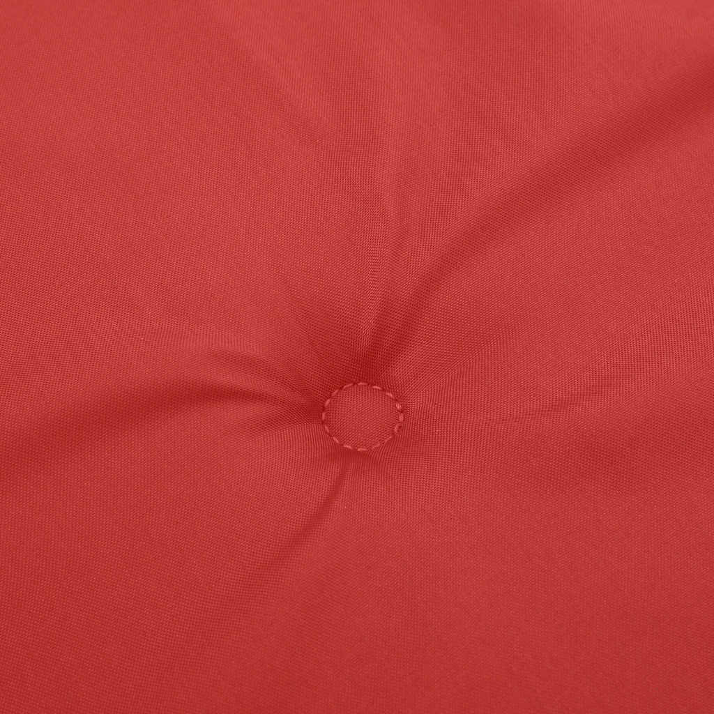 Cuscino per Panca Rosso 100x50x3 cm in Tessuto Oxford