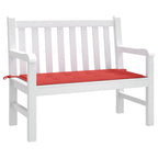 Cuscino per Panca Rosso 120x50x4 cm in Tessuto Oxford