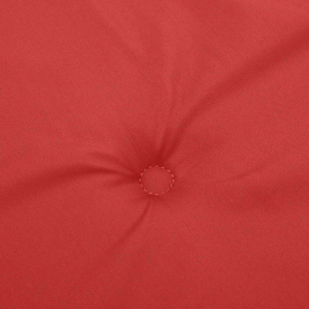 Cuscino per Panca Rosso 120x50x4 cm in Tessuto Oxford