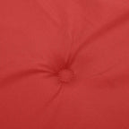 Cuscino per Panca Rosso 120x50x4 cm in Tessuto Oxford