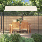 Gazebo in Tessuto Bianco Crema