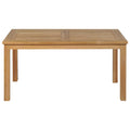 Tavolino da Salotto in Legno di Teak 90x50x45 cm