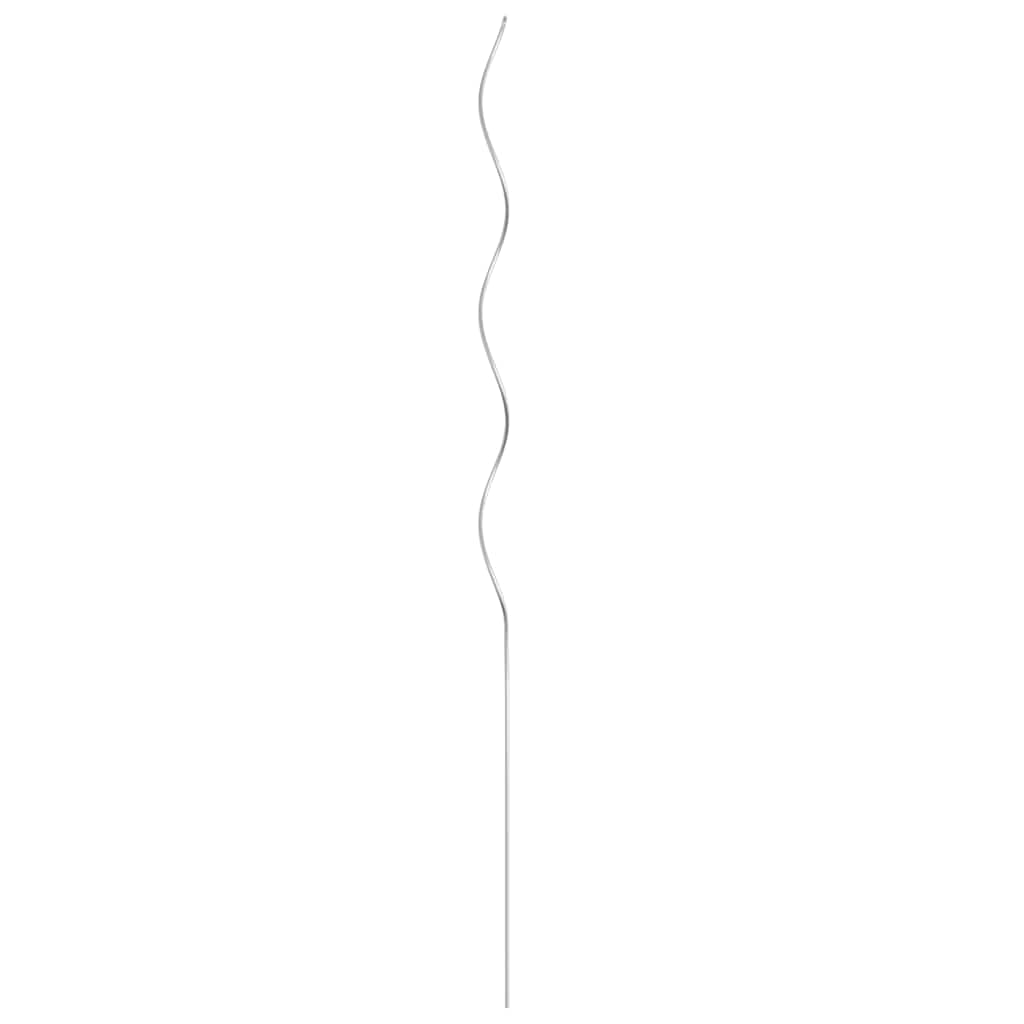 5 Supporti a Spirale per Piante 110 cm in Acciaio Zincato