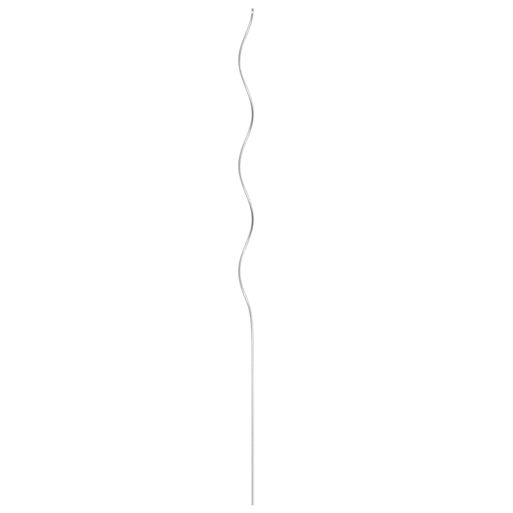 5 Supporti a Spirale per Piante 110 cm in Acciaio Zincato