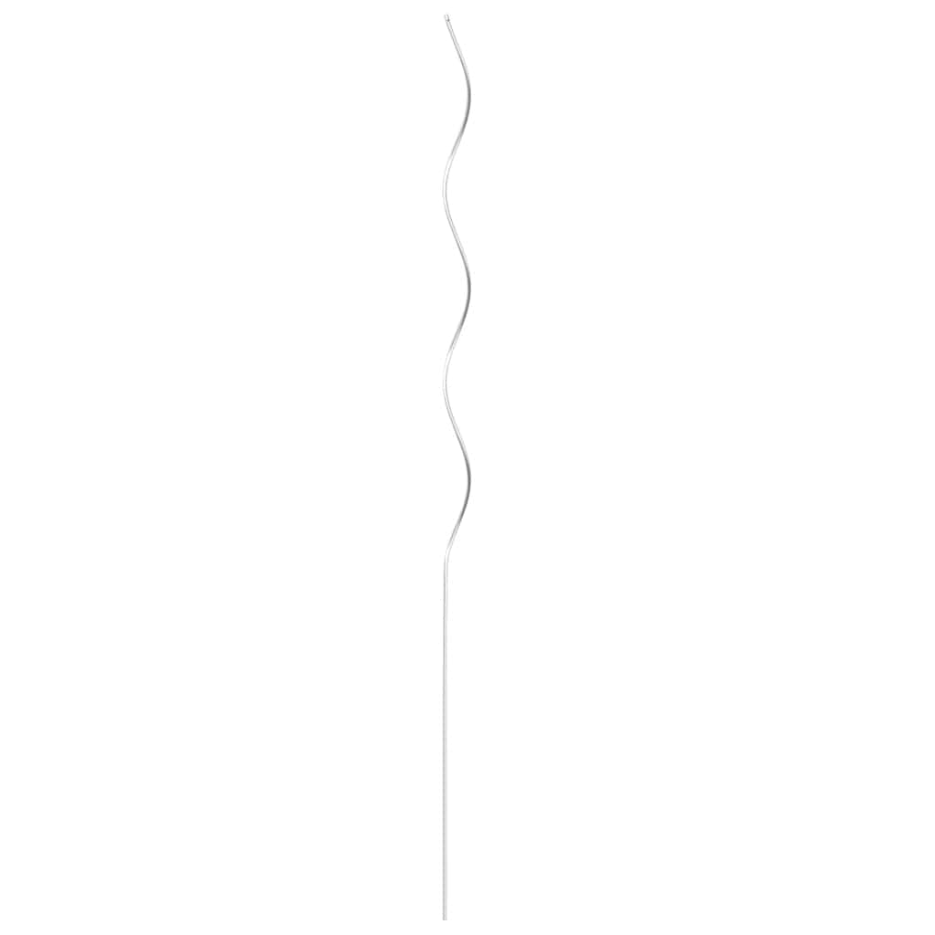 5 Supporti a Spirale per Piante 110 cm in Acciaio Zincato