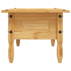 Tavolino da Caffé Legno Pino Messicano Corona Range 100x55x44cm
