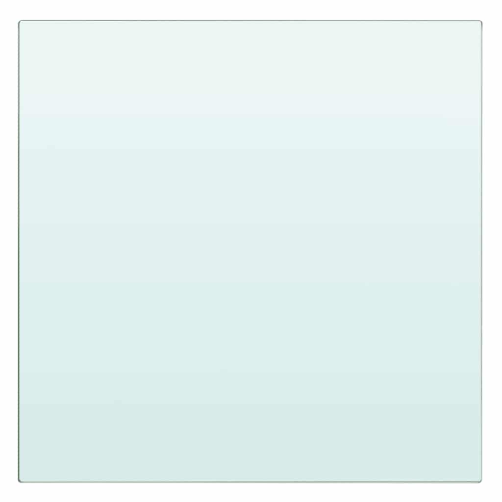 Mensola in Vetro Trasparente 20x20 cm