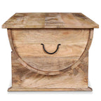 Tavolino da Salotto in Legno Massello di Mango 88x50x40 cm