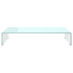 Supporto TV / Rialzo Monitor in Vetro Verde 70x30x13 cm
