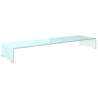 Supporto TV / Rialzo Monitor in Vetro Verde 110x30x13 cm