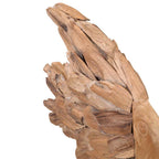 Scultura di Pesce in Teak 40x12x57 cm