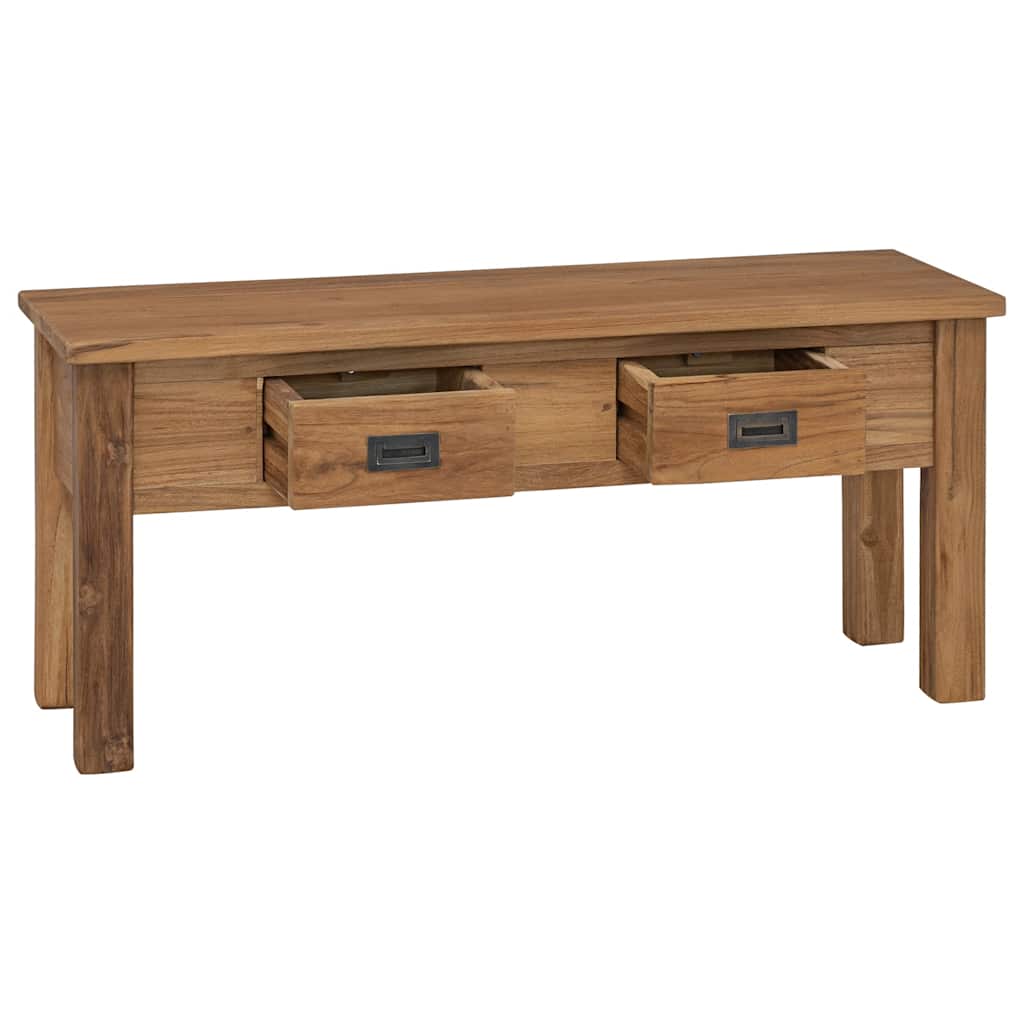 Panca in Legno Teak 90x30x40 cm