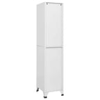 Armadietto a Chiave a 4 Scomparti 38x45x180 cm