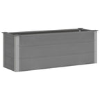 Letto Rialzato da Giardino in WPC 150x50x54 cm Grigio