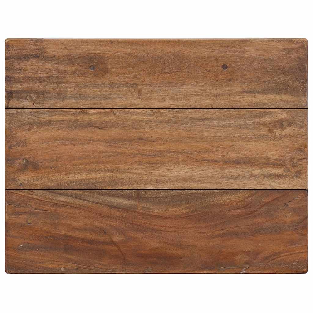 Comodino in Legno Massello di Mogano 40x30x51 cm